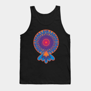 Psychedelic mandala, colorful and meditative. Tank Top